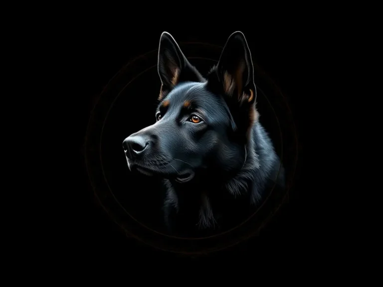 The Sable Black German Shepherd: Symbolism and Significance