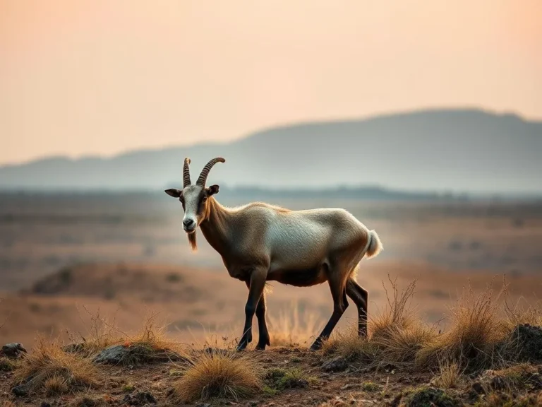 The Savanna Goat: A Symbol of Resilience and Adaptability