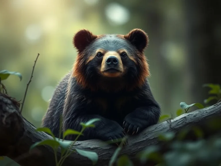 The Enigmatic Sloth Bear: Symbolism and Spiritual Significance