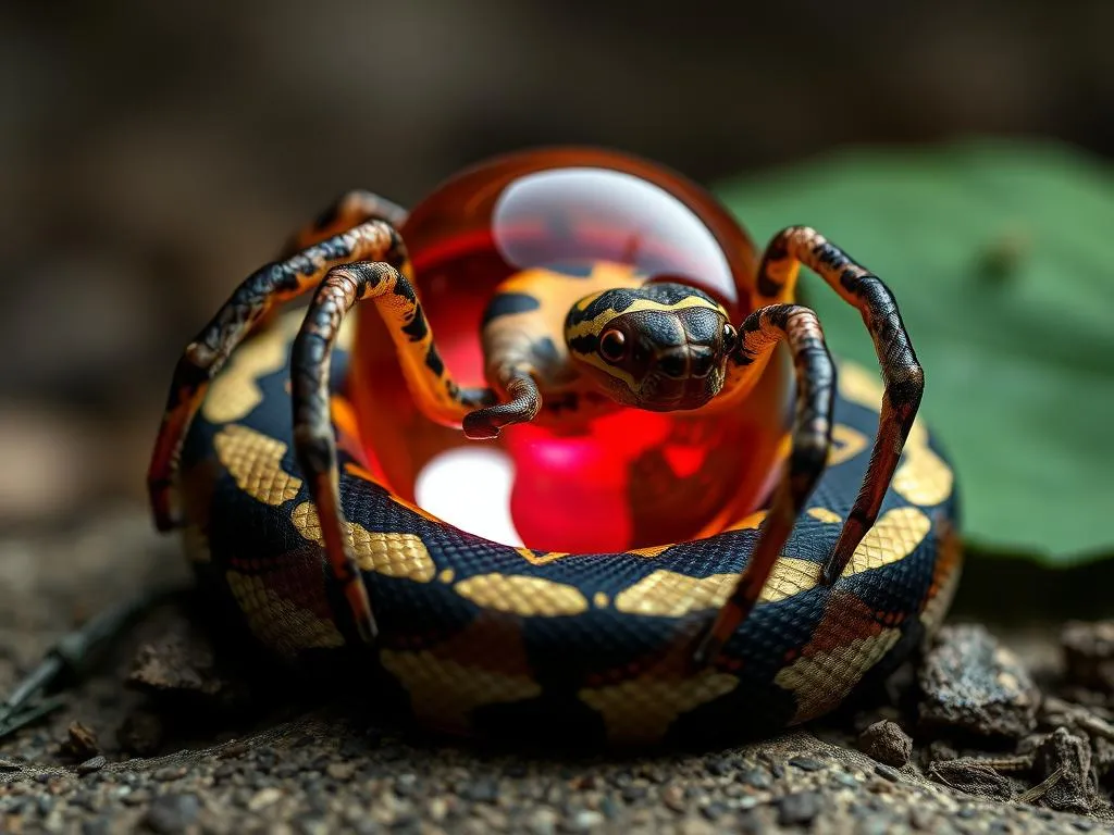 spider ball python symbolism and meaning