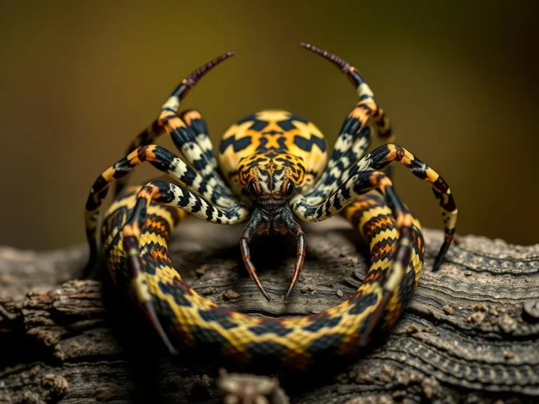 The Enigmatic Spider-Tailed Horned Viper: Symbolism and Spiritual Significance