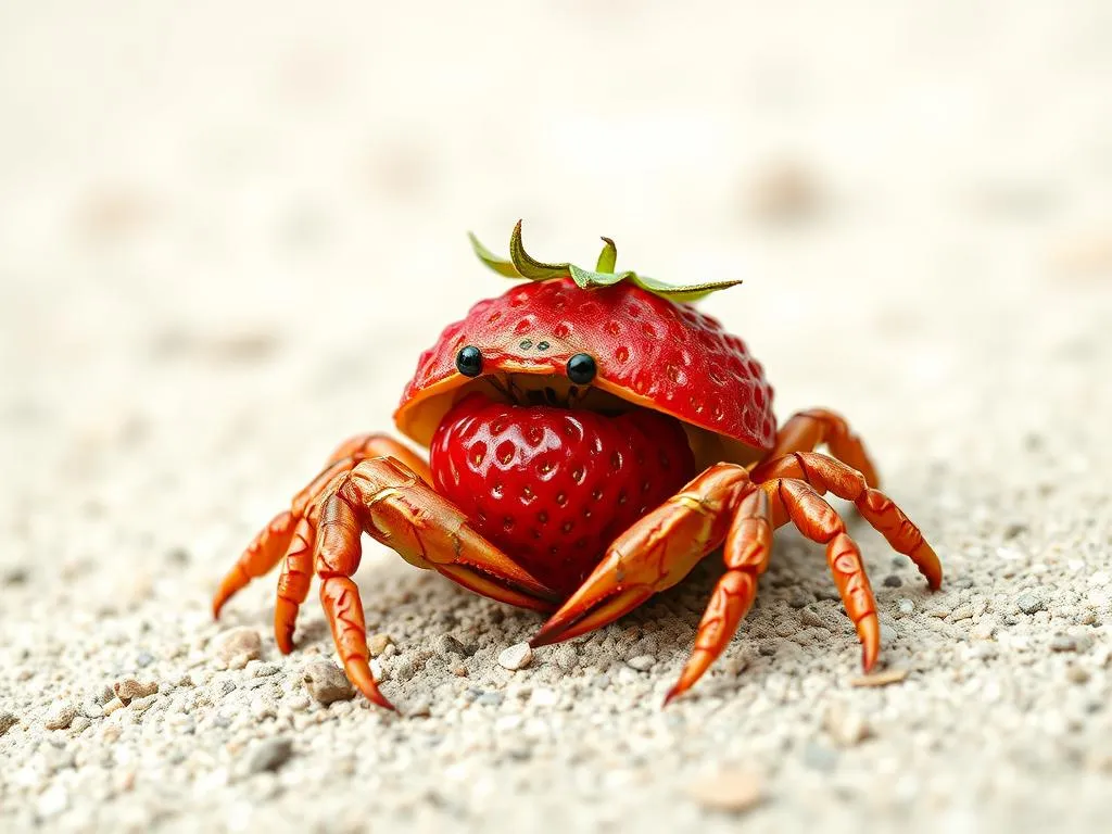 strawberry hermit crab symbolism and meaning