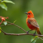 summer tanager symbolism and meaning