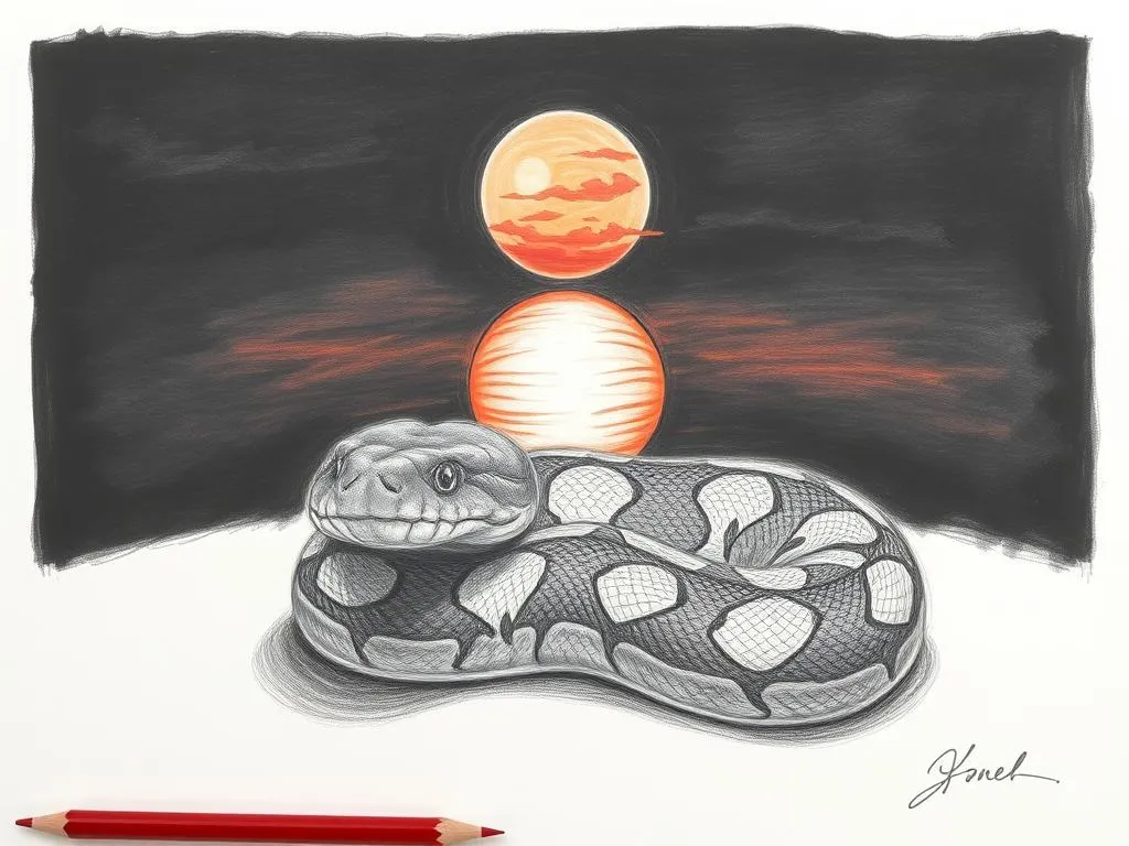 Sunset Ball Python Symbolism and Spirit Animal