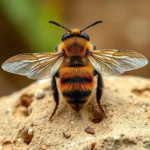 tawny mining bee symbolism and meaning