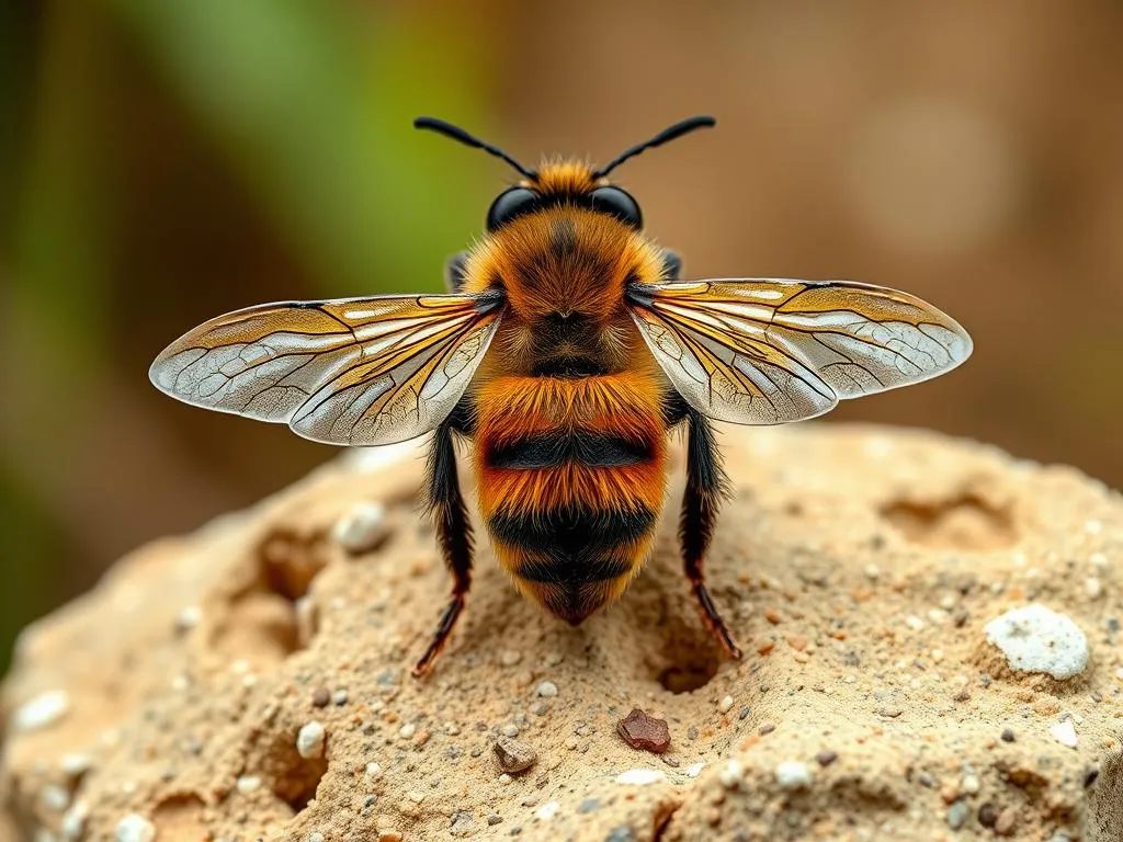 tawny mining bee symbolism and meaning