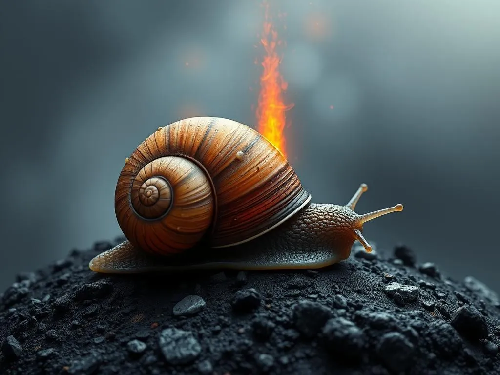 volcano snail symbolism and meaning