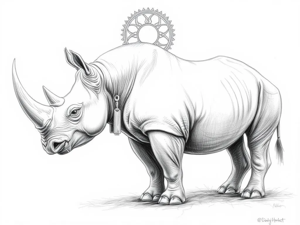 White Rhinoceros Symbolism and Spirit Animal