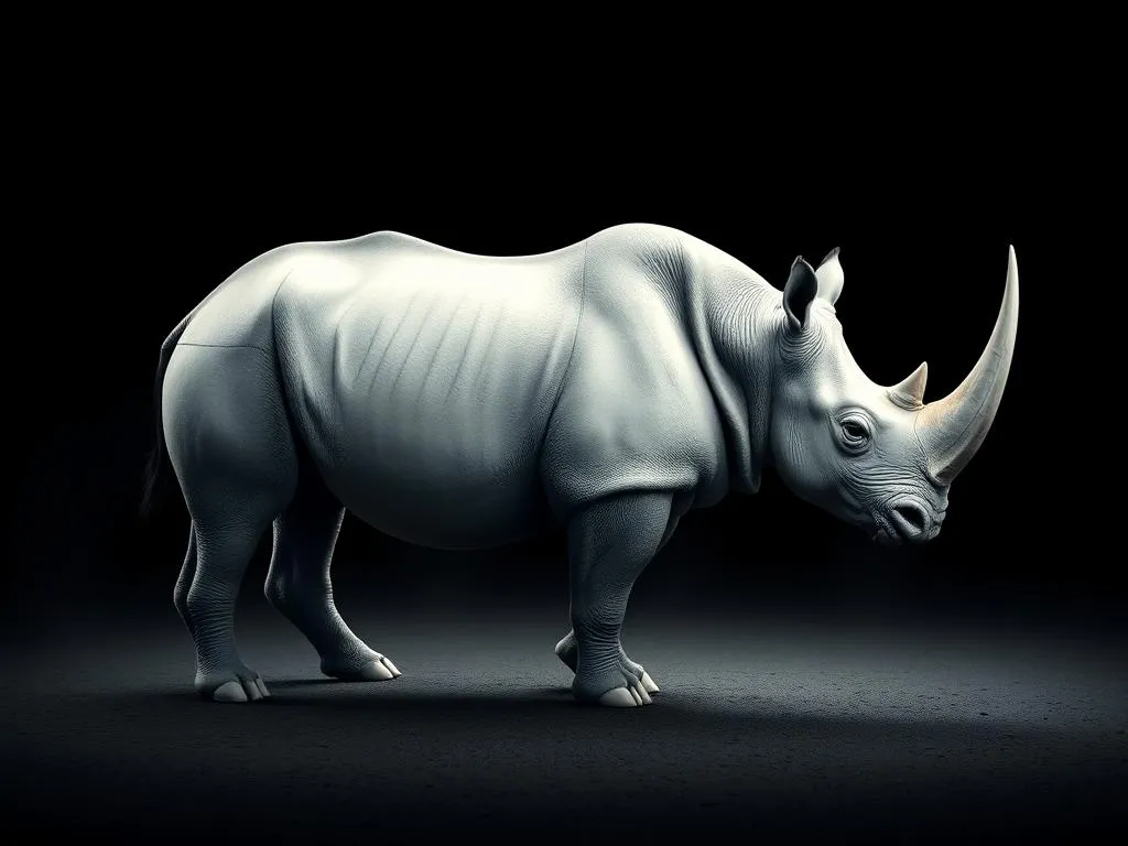 white rhinoceros symbolism and meaning