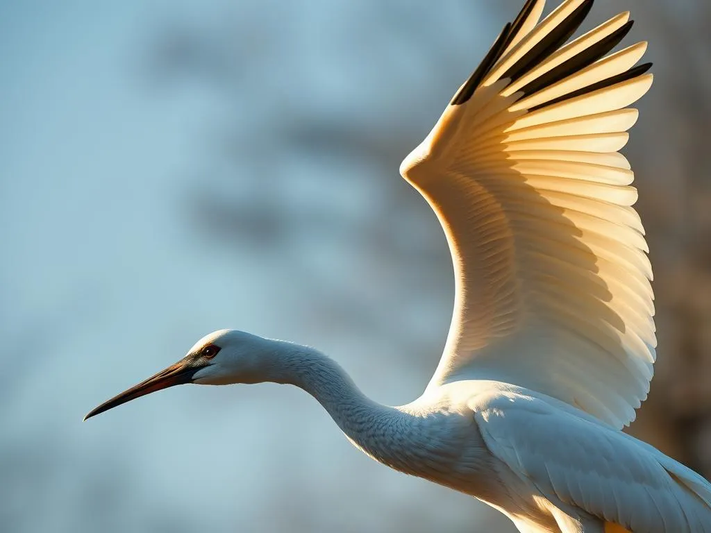 whooping crane symbolism and meaning