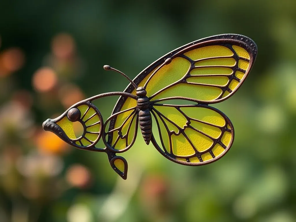 wrought iron butterflyfish symbolism and meaning